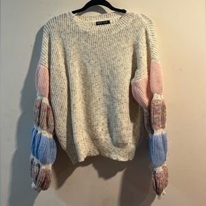 Puff sleeve sweater